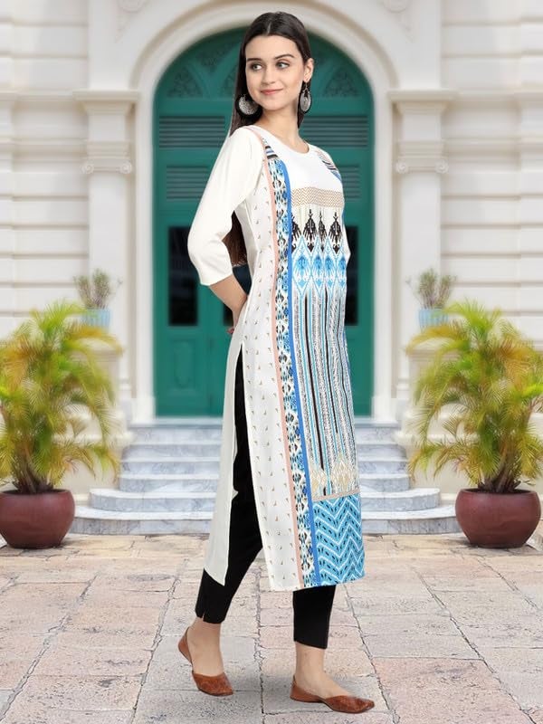 Tee Projekt Printed Crepe Kurti for Women ll Modern Kurtis: for The Trendy You (Pack of 6) - Image 4