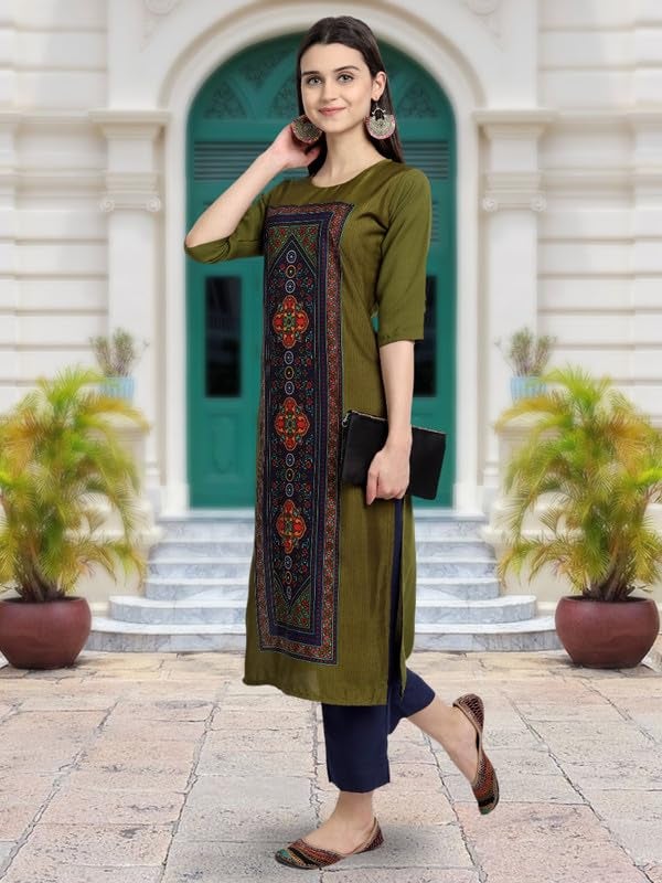 Tee Projekt Printed Crepe Kurti for Women ll Modern Kurtis: for The Trendy You (Pack of 6) - Image 3