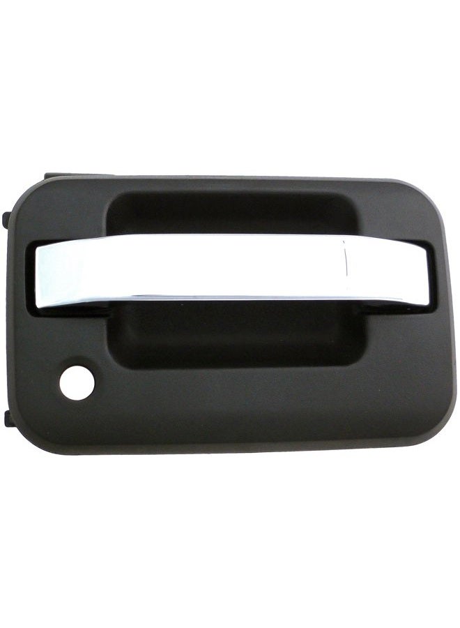 Dorman 83319 Front Passenger Side Exterior Door Handle for Select Ford Models, Black and Chrome - Image 1
