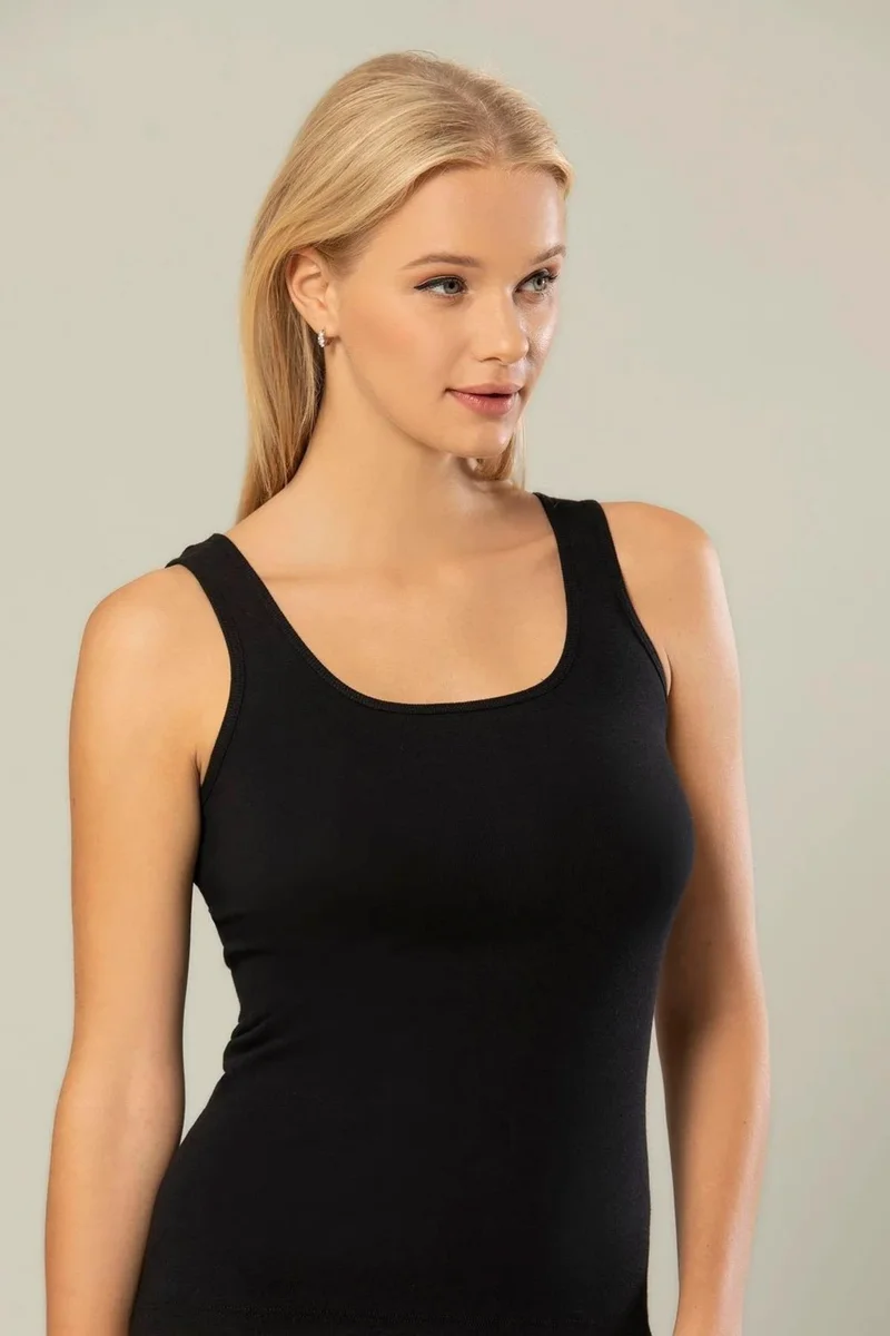 Erdem Women's Ribana Thick Strappy Undershirt 2105 - 6 Pieces