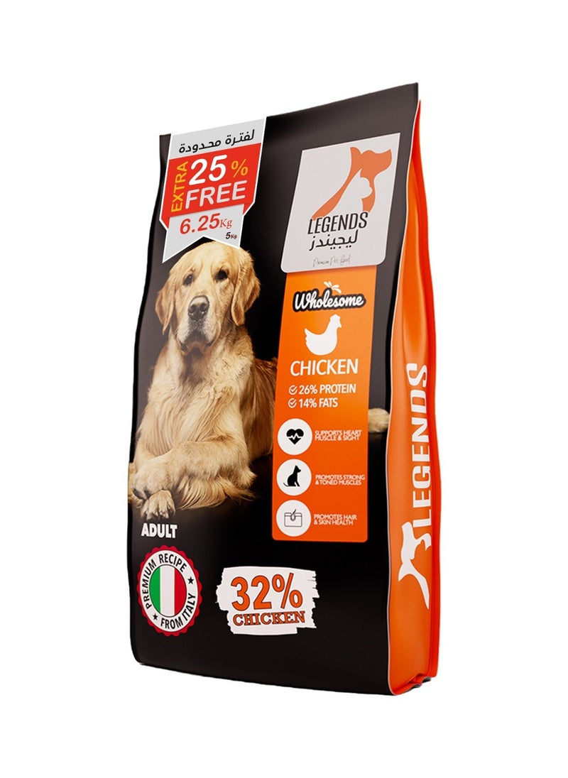 Legends Dry Food for Adult Dogs 5KG + 25 % free  - Image 1