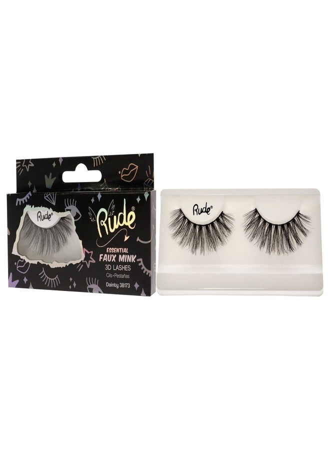 Rude Cosmetics Essential Faux Mink 3D Lashes - Dainty Pair Women 1 Pc - Image 4