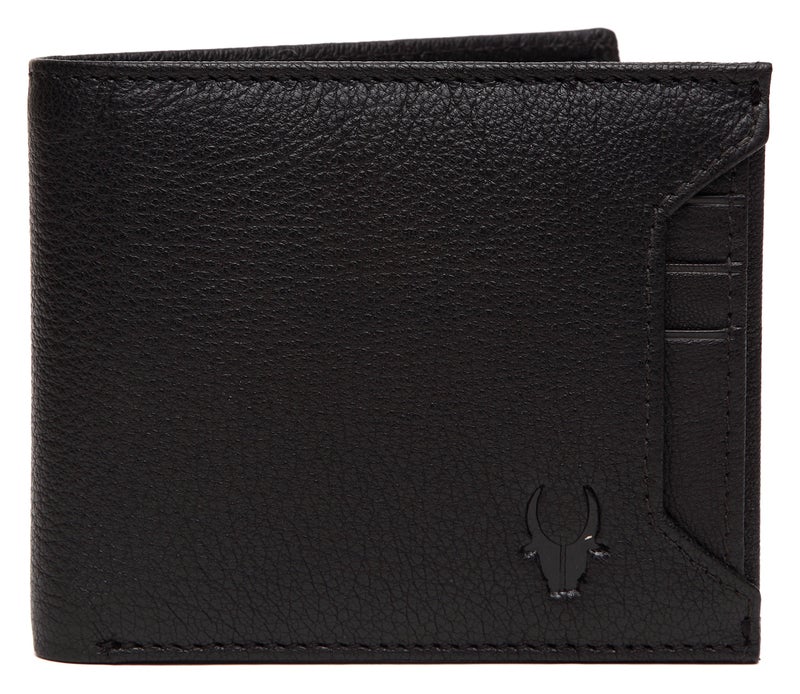WildHorn Leather Wallet for Men (Obsidian Black) - Image 3