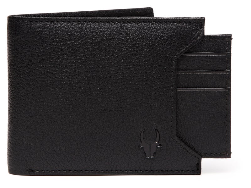WildHorn Leather Wallet for Men (Obsidian Black) - Image 4