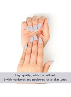 Color Club Silverlake Gel And Lacquer Duo Polishes Dove Grey Color.5 Fl Oz Each (15 Ml)  - Image 5