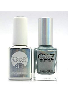 Color Club Silverlake Gel And Lacquer Duo Polishes Dove Grey Color.5 Fl Oz Each (15 Ml)  - Image 2