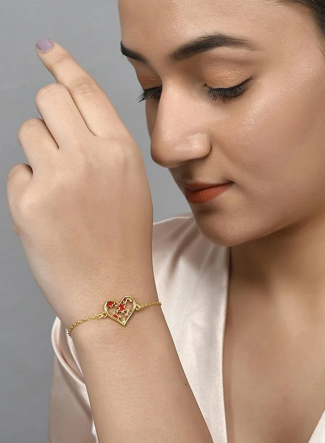 VOYLLA Valentine's Day Collection Jigsaw Heart Bracelet
