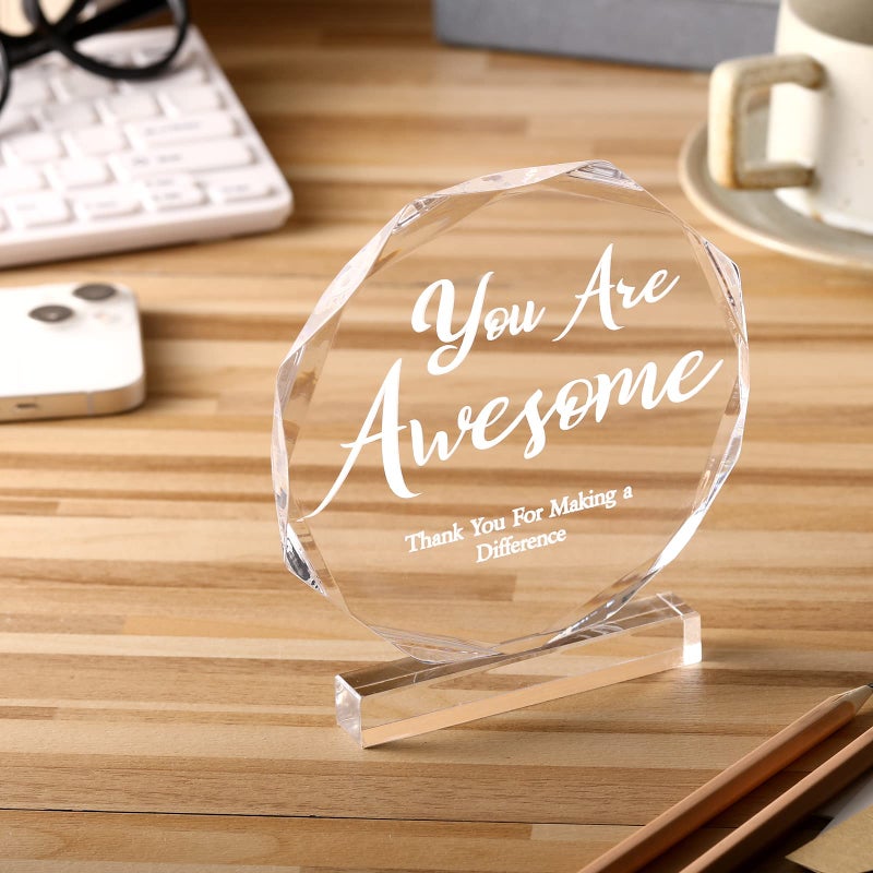Yinder Thank You Gift for Women Inspirational Gift Office Coworker Gifts Graduation Gift for Friends Classmates Colleague Leaving Job Farewell Gift Teacher Appreciation Keepsake(Are Awesome) - Image 1