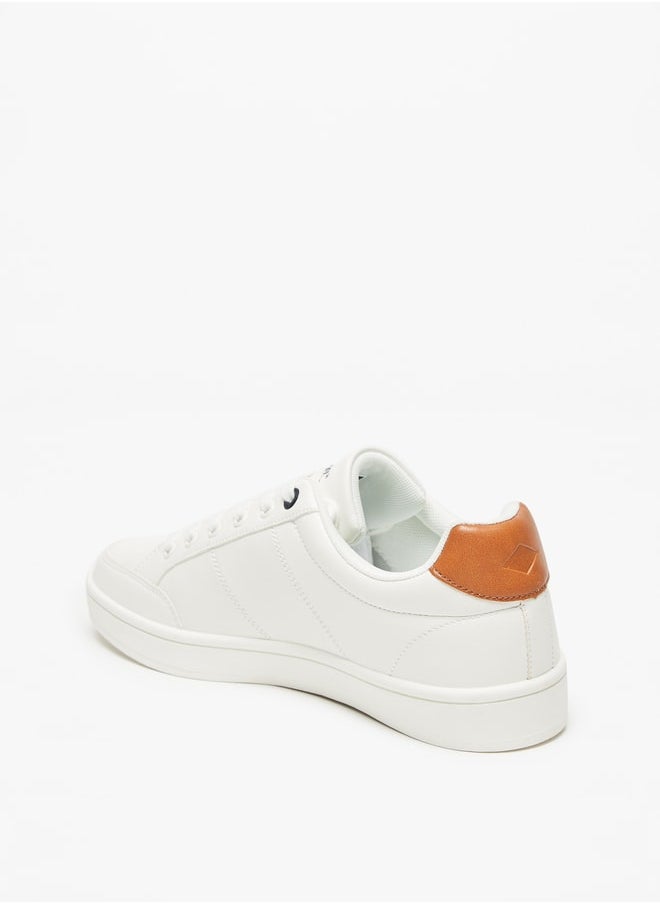 Lee Cooper Mens' Solid Sneakers with Lace-Up Closure  - Image 3
