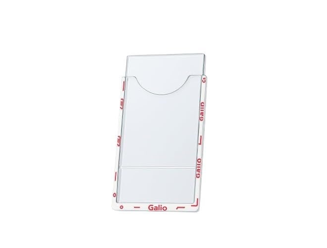 VADDA Men Glass Card Holder for Car Card Cover Windshield and All 4 Wheelers, Durable,Double Side Tape, White - Image 1