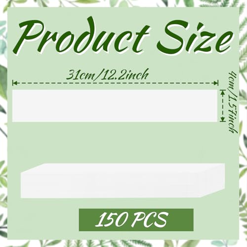 Benvo 150 Pcs Vellum Paper Bands for 5x7 Wedding Invitations Belly Bands Elegant Wrap Overlays Gift Wrapping Line for Bridal Showers Anniversaries Thank You Notes - Image 2