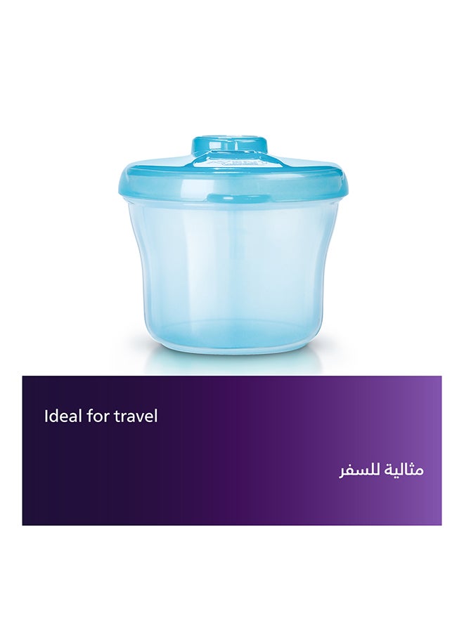 Philips Avent BPA-free Material Milk Powder Dispenser With Rotating Cap, Removable Inner Sections- Blue - Image 2