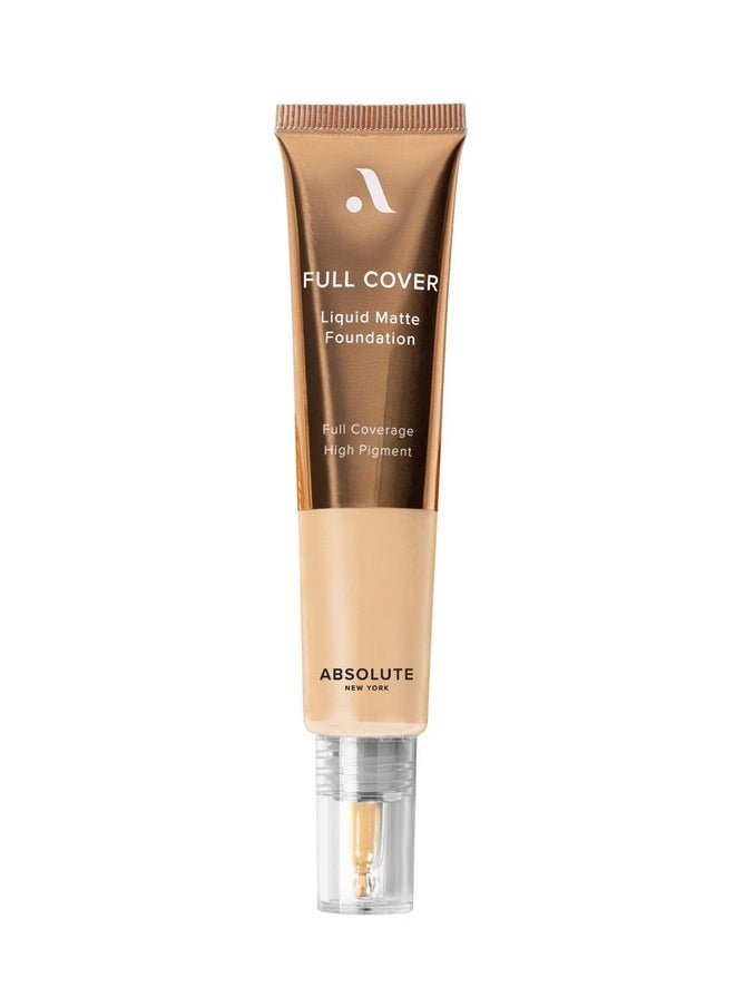 Absolute New York Full Cover Liquid Matte Foundation (Neutral Linen)  - Image 2