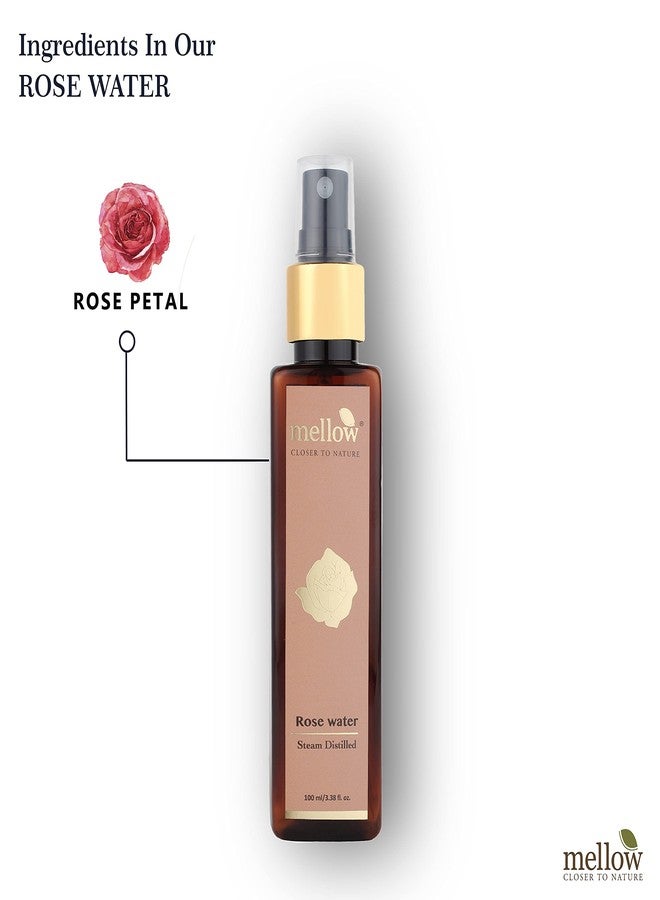 Mellow Herbals Ayurvedic Acne Care Kit | Anti Acne Face Pack (20gm) + Rose Water (Gulab Jal) (100ml) | Helps to Reduce Pimples & Acne | Promotes Glowing & Refreshing Skin | Goodness of Clove & Multani Mitti - Image 3