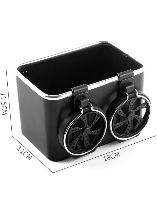 UShop U-Shop Car Armrest Storage Box & Seat Organizer – Tissue Holder with Cup Holder; Multifunctional Car Organizer for Water, Coffee, Drinks, Paper Towels, and Mobile Phones. - Image 2