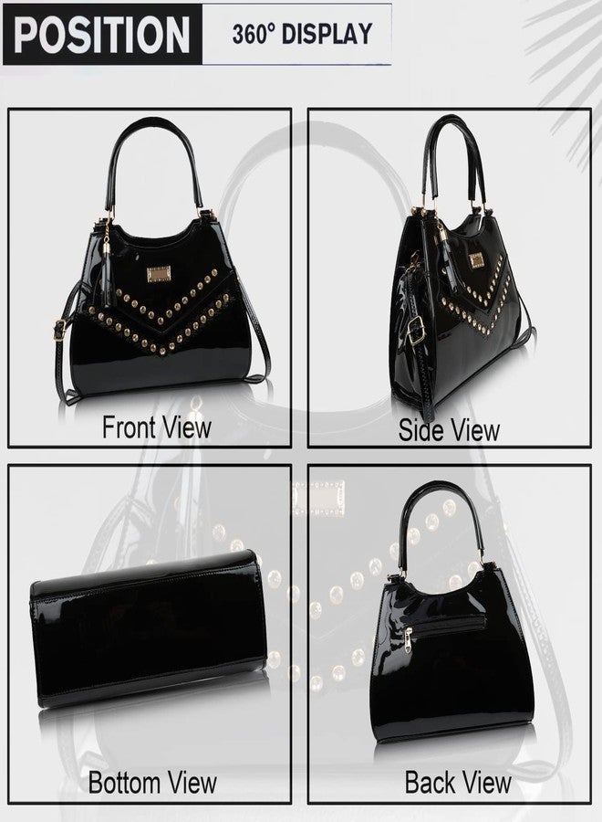 ROLEXO Synthetic Leather Elegant Unique Design Trendy Fancy Classy Adjustable Top Handle Handheld Daytrip Women Handbag - Image 4