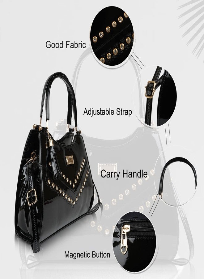 ROLEXO Synthetic Leather Elegant Unique Design Trendy Fancy Classy Adjustable Top Handle Handheld Daytrip Women Handbag - Image 5