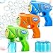 JOYIN 3 Bubble Guns Kit with 3 Solutions for Kids Bubble Blaster for Summer Toy Party Favors Birthday Outdoor Indoor Activity Birthday Gift - Image 3