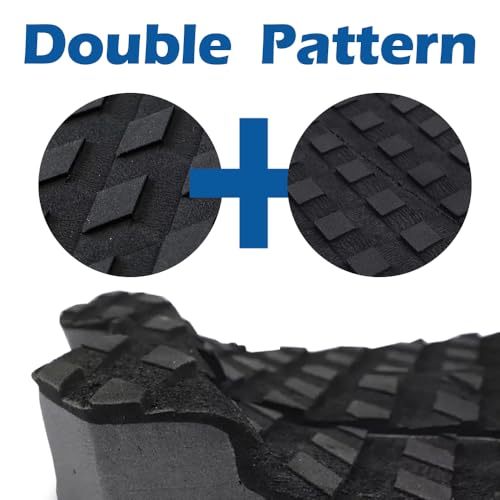 YERGOFE Surfboard Traction Pad - Black Surf Traction Pad, Foam Pro Surf Grip for Shortboard - Image 2