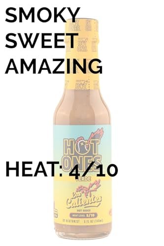 Hot Ones Los Calientes Verde Hot Sauce Made With Natural Ingredients & Fiery Flavors From Green Serrano Peppers, Orange Habanero & Apricot, 5 fl oz Bottles (1-Pack) - Image 2