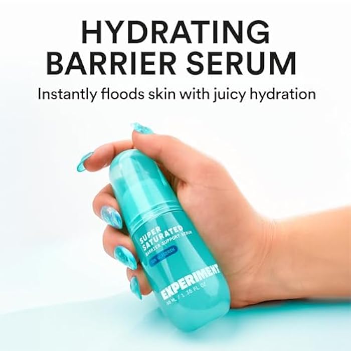 Experiment Super Saturated Ultra Hydrating Barrier Serum - 30% Glycerin, Polyglutamic Acid + Prickly Pear for Intensive Moisture, Plump + Dewy Skin, 1.35 FL OZ - Hydrating Serum for All Skin Types - Image 2