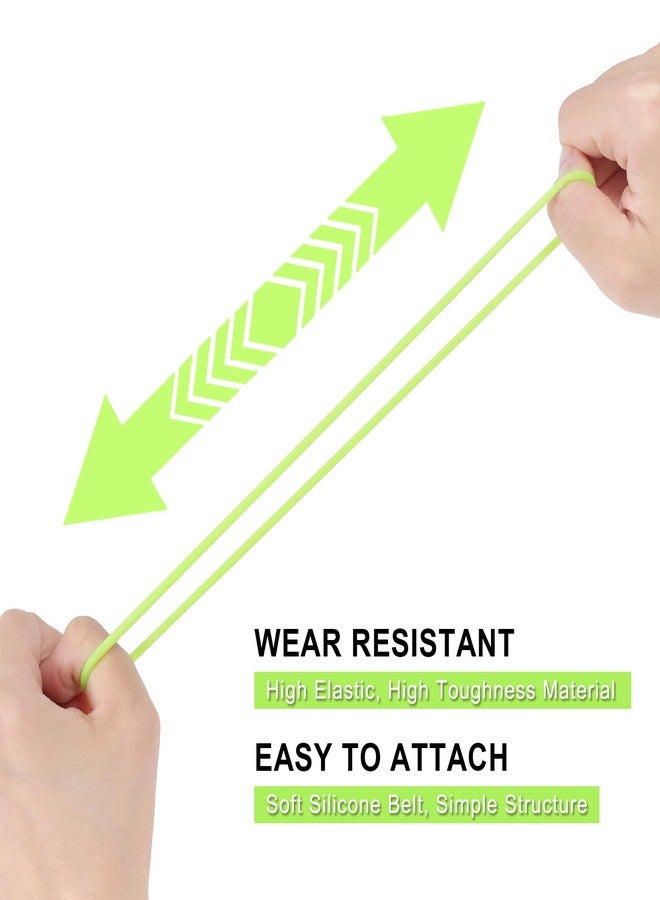 Vigorport Initial Luggage Tags for Suitcase, 3 Pack Bright Silicone Bendable Tags with Privacy Name Card for Travel Sports Easy Identification(Letter M) - Image 5