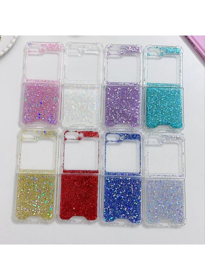 S-TOP Case For Samsung Galaxy Z Flip6 Glitter Sequins Epoxy TPU Phone Case - Image 2