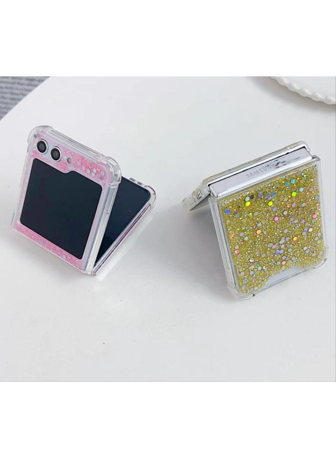 S-TOP Case For Samsung Galaxy Z Flip6 Glitter Sequins Epoxy TPU Phone Case - Image 4