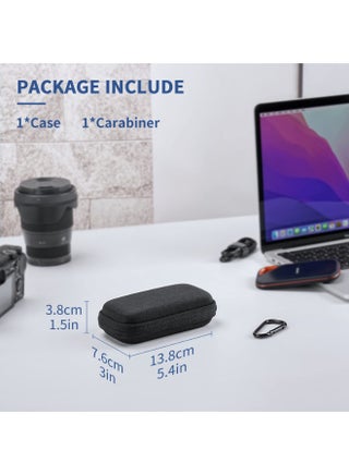 حافظة صلبة لجهاز SanDisk Extreme Pro/SanDisk Extreme المحمول الخارجي SSD سعة 500 جيجابايت و1 تيرابايت و2 تيرابايت، وحقيبة سفر وغطاء واقٍ وحقيبة تخزين - view 4