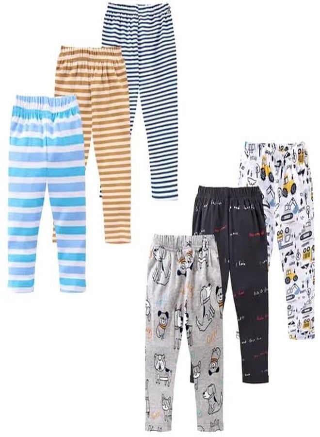 Dikary Baby Pajama Set for Baby, Infants & Toddlers, Multicolour, Cotton, Baby Pajama, Baby Bottoms, Baby Clothes, Kids Clothing, (Pack of 6, 3-6 Months) - Image 4