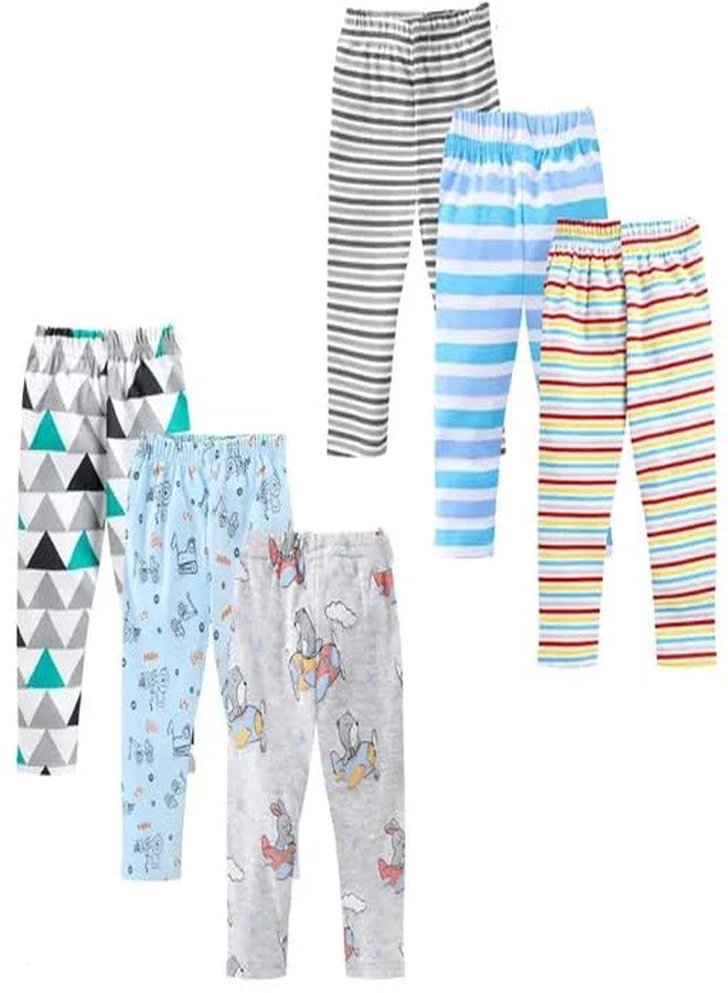 Dikary Baby Pajama Set for Baby, Infants & Toddlers, Multicolour, Cotton, Baby Pajama, Baby Bottoms, Baby Clothes, Kids Clothing, (Pack of 6, 3-6 Months) - Image 2
