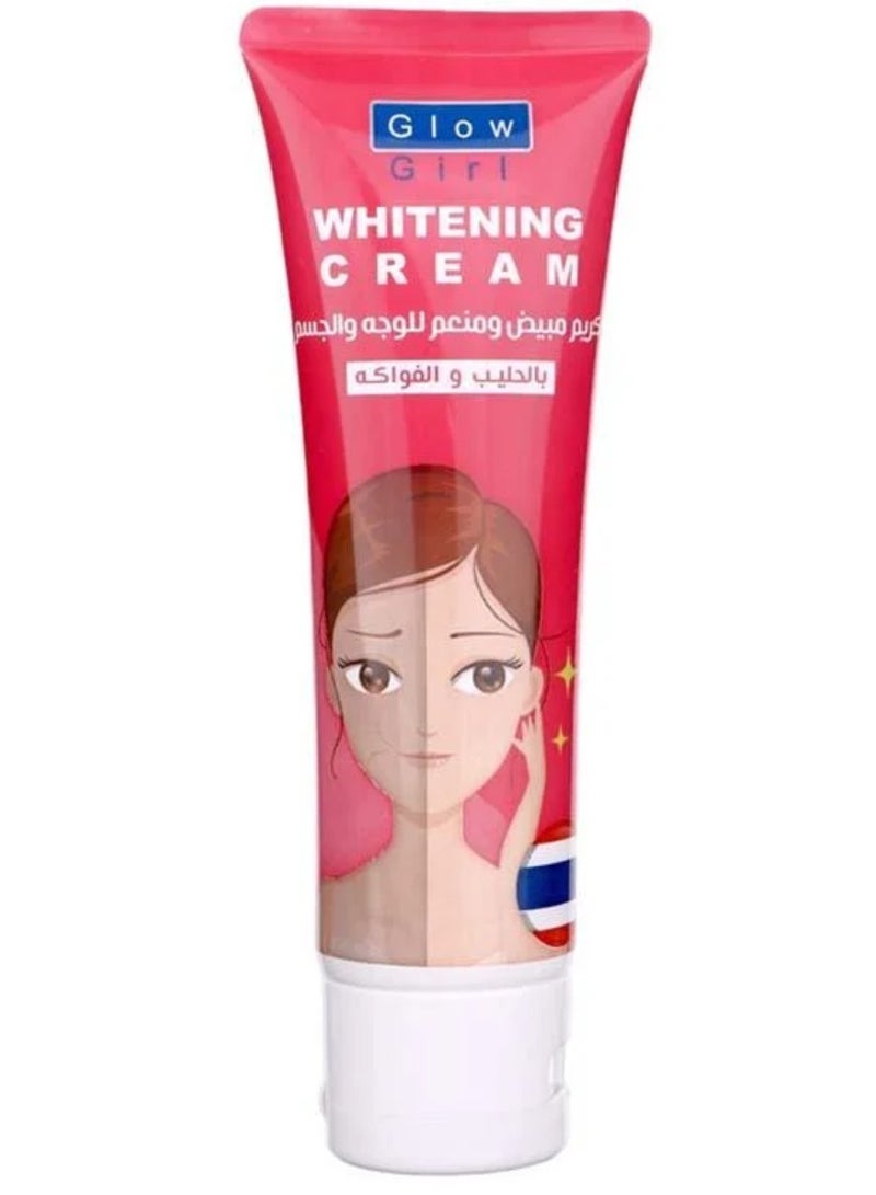 Glow Girl Whitening Cream With Milk And Fruit For Face And Body100 ml - Image 1