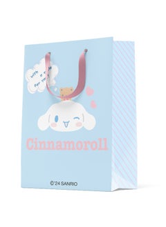 Miniso Gift in style with this holographic Cinnamoroll gift bag from the Sanrio characters collection. 