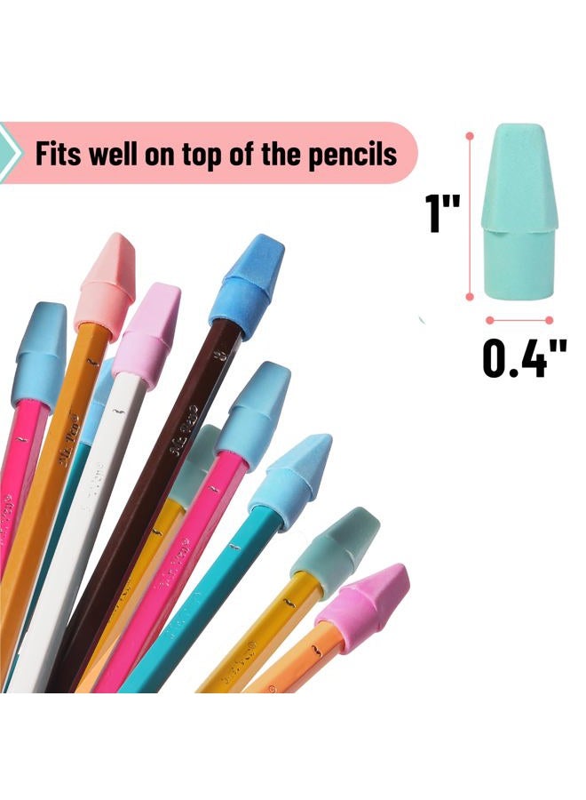 Mr. Pen Pencil Erasers Toppers, 120 Pack, Colorful, Latex Free, No Smudge, Mr Pen Erasers for Pencils - Image 3