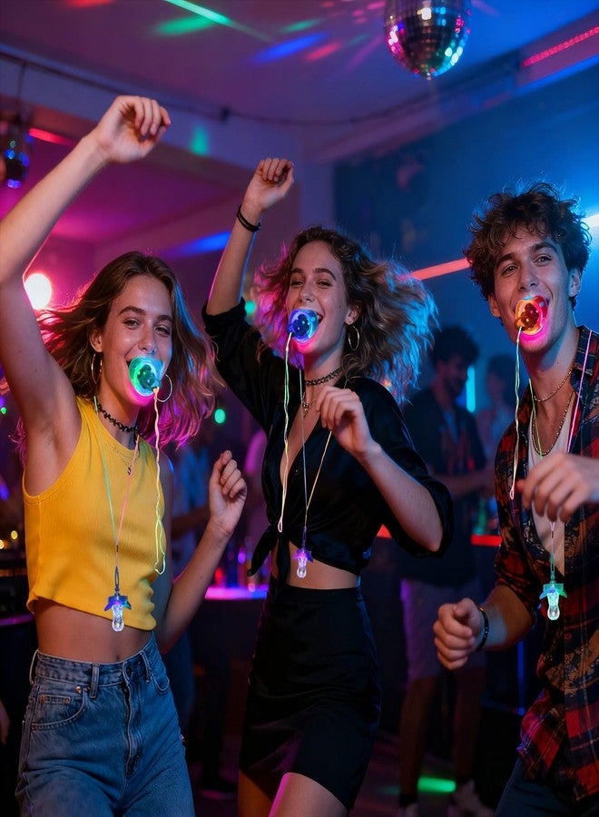 مجموعة يو-موجوك المكونة من 60 قطعة من القلائد المضيئة واللهايات المتوهجة في الظلام، مثالية لحفلات الرقص، وحفلات أعياد الميلاد، وحفلات الزفاف، وغيرها من المناسبات. - Image 5