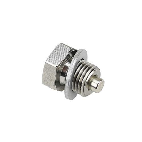 Votex - Made in USA - M14 x 1.5MM Stainless Steel Neodymium Magnetic Engine Oil Drain Plug fits Can Am - Honda - Polaris - Triumph - Yamaha Cruiser/Sport Motorcycles - Image 1