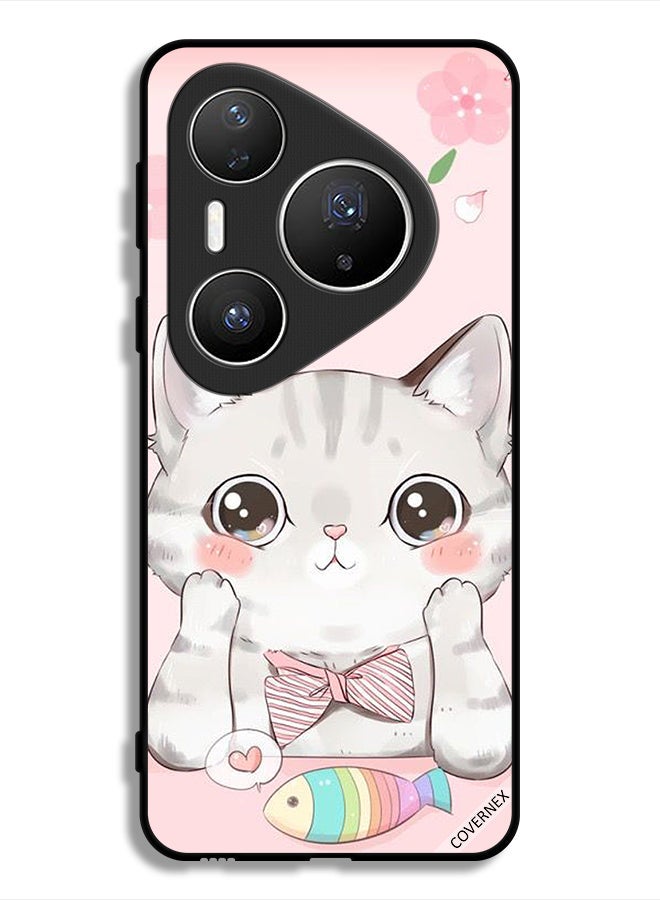 Covernex Huawei Pura 80 Pro Plus Protective Case Cover Cat Fish - Image 1