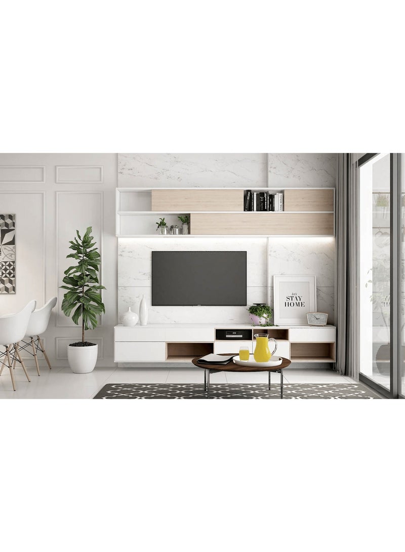 BEETEC Fixed TV Wall Mount for 37-80 Inch Flat Panel TVS up to 70 kg/154 lbs and up to 600x400 VESA, Ultra-Slim 30mm Profile with Heavy-Duty Steel, Black | TF-65F - Image 4