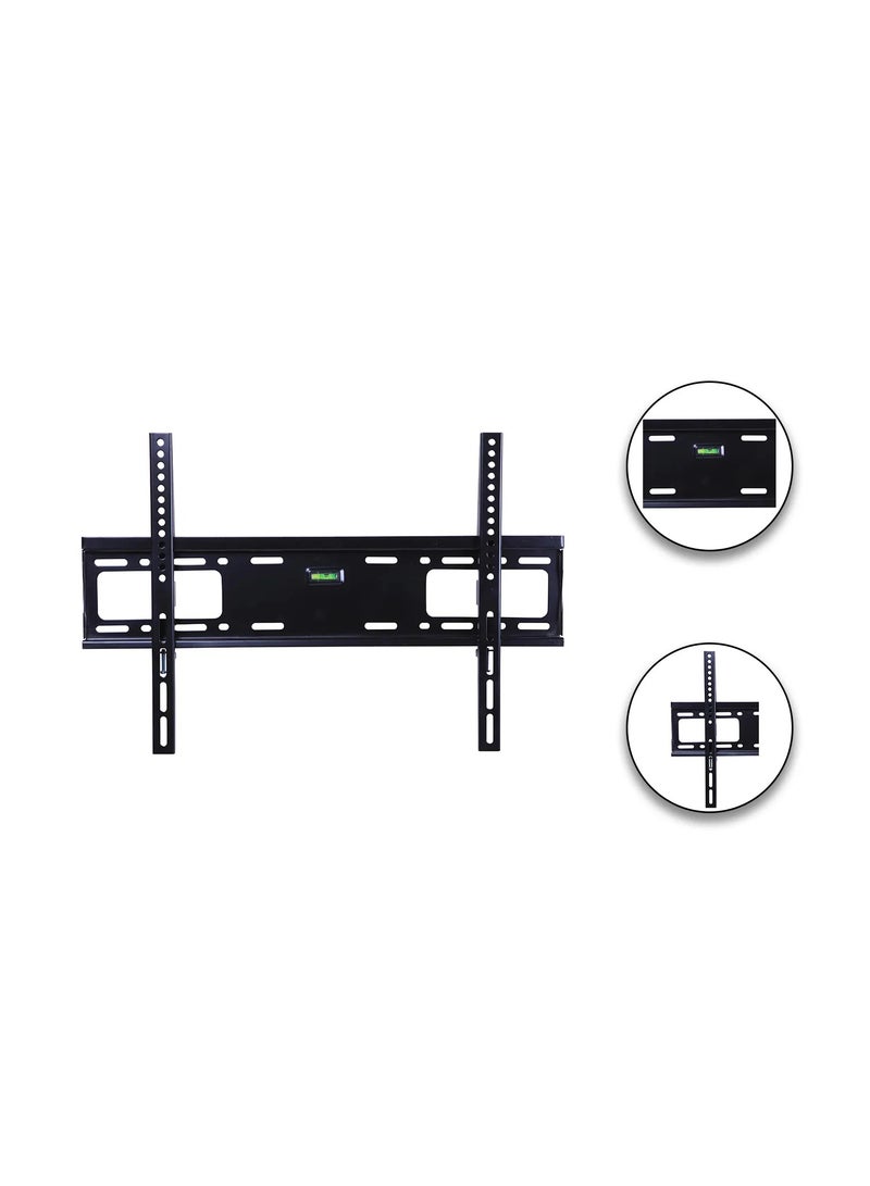 BEETEC Fixed TV Wall Mount for 37-80 Inch Flat Panel TVS up to 70 kg/154 lbs and up to 600x400 VESA, Ultra-Slim 30mm Profile with Heavy-Duty Steel, Black | TF-65F - Image 2