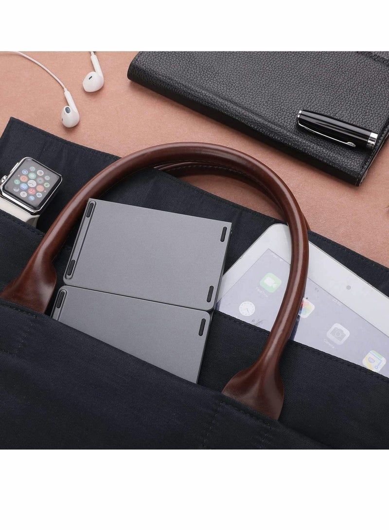 Foldable Bluetooth Keyboard, Wireless Keyboard with Touchpad