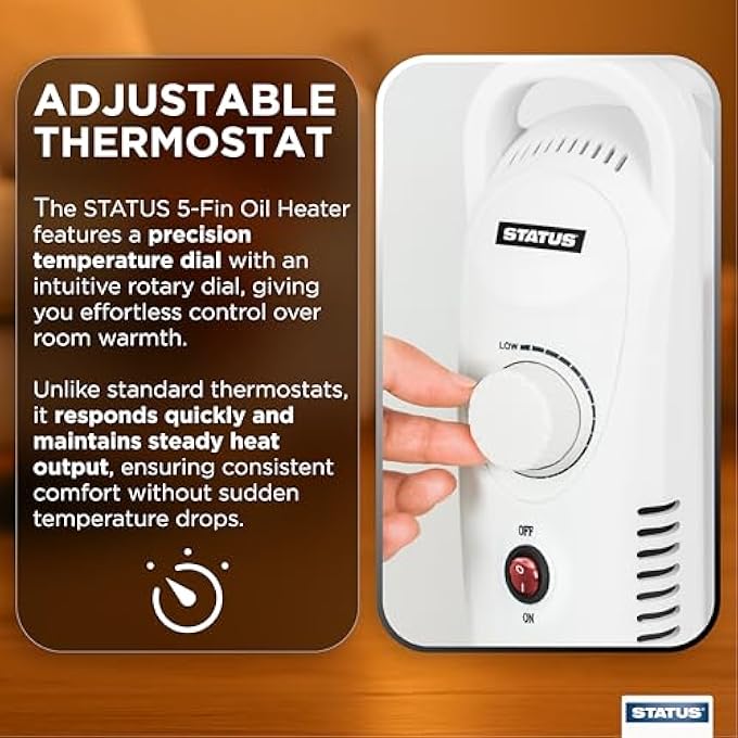 5-FIN MINI OIL FILLED RADIATOR - Image 3