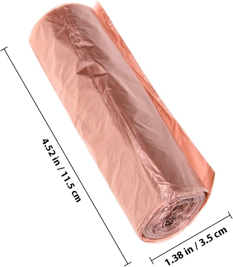 أكياس قمامة ذهبية قابلة للتحلل الحيوي 10 قطع كبيرة وسميكة للمطبخ ومخلفات الحمام - Image 3