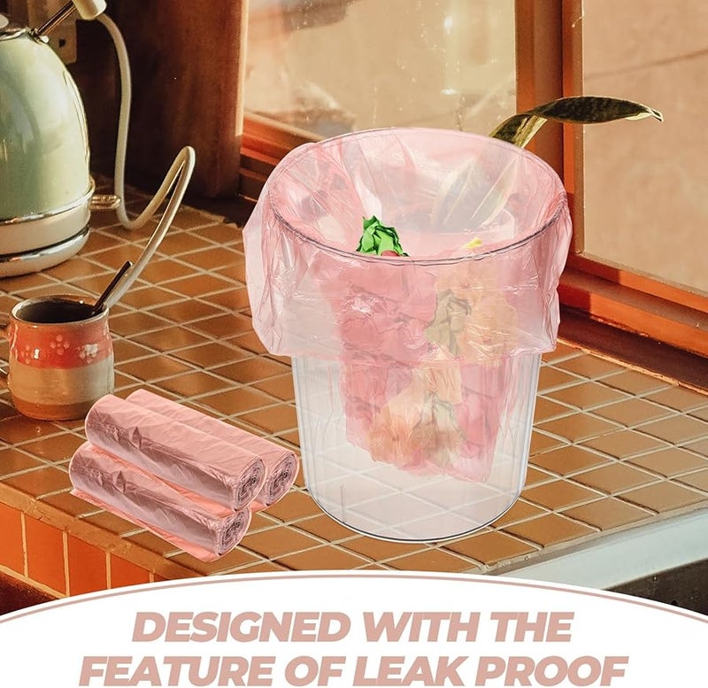 أكياس قمامة ذهبية قابلة للتحلل الحيوي 10 قطع كبيرة وسميكة للمطبخ ومخلفات الحمام - Image 5