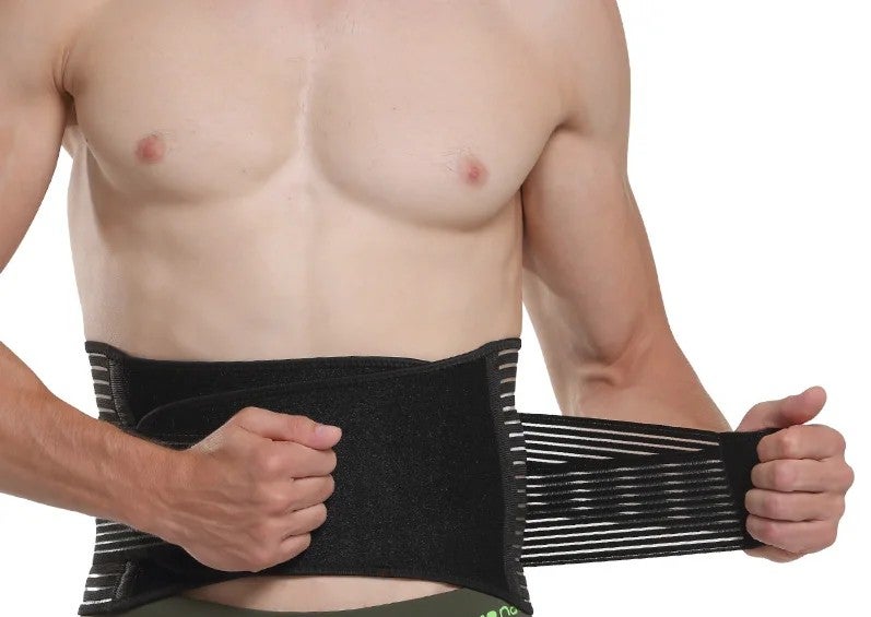 Bluejw Sweat Waist Trimmer Belt for Women & Men, Back Support, Weight Lifting, Gym Waist Protector, Sports Body Shaper Corset - Image 3