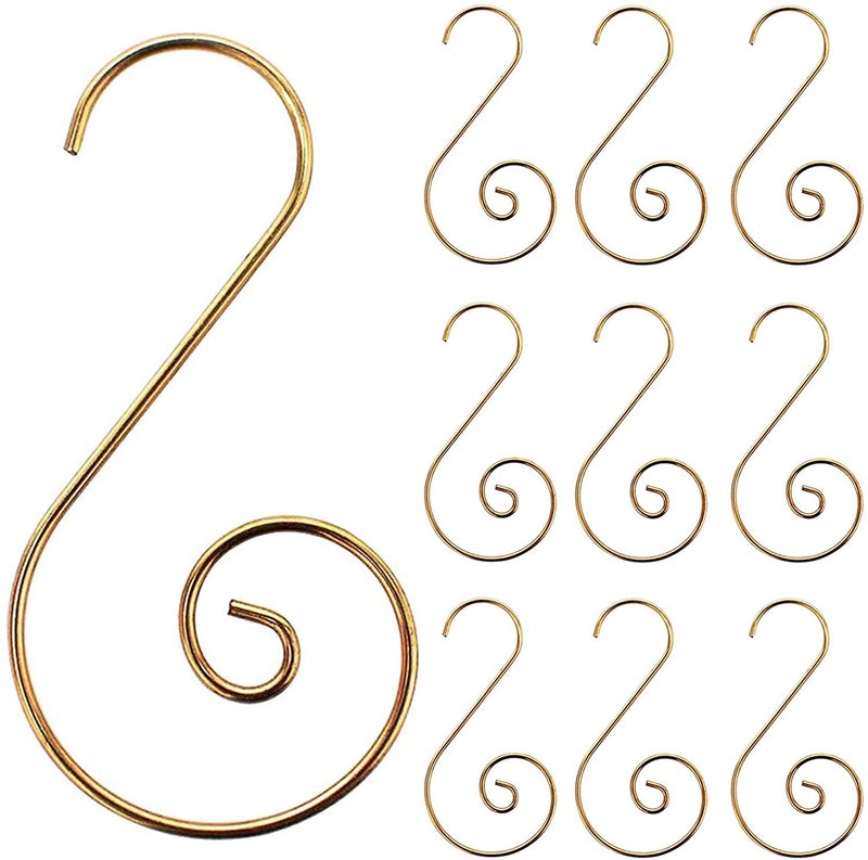 T-Antrix Ornament Hooks, Christmas Ornament Hangers, Christmas Tree Hanger Baubles Ball Metal Hooks Xmas Decoration S Hooks, 45mm 100 PCS - Image 5