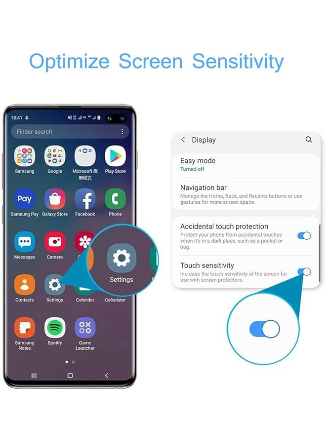 إيروريكس واقي شاشة الخصوصية لهاتف سامسونج جالكسي نوت 9 مضاد للتجسس لاصق كامل مع لمسة دقيقة وحواف منحنية ثلاثية الأبعاد ودرع نانوي ناعم لهاتف جالكسي نوت 9 نوت 9 الخصوصية - Image 5