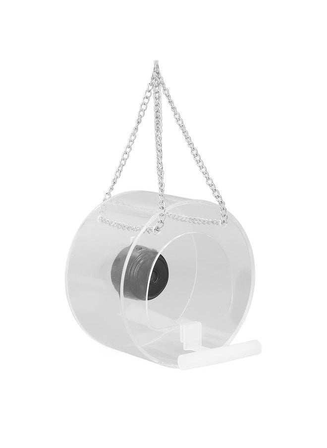 Camera Bird Feeder Real Time Monitoring Microphone Smart Hanging Bird Feeder for Outdoors