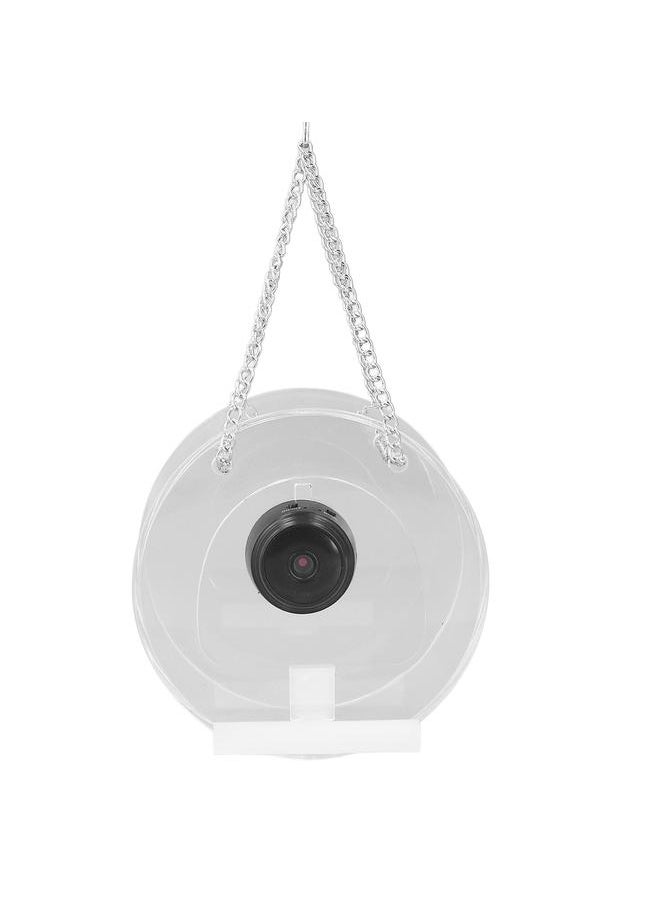 Camera Bird Feeder Real Time Monitoring Microphone Smart Hanging Bird Feeder for Outdoors
