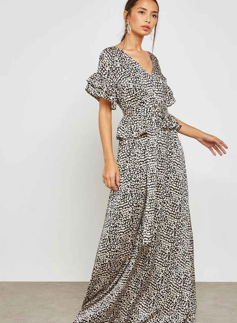 chinese dress ladies Rosetta Buckle Maxi Dress – Forest Ink