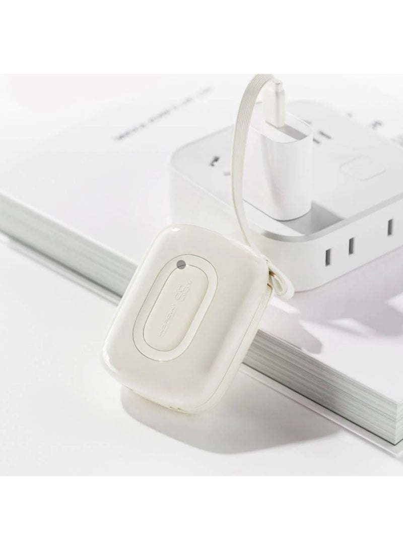 Wopow Mini Power Bank 10000mAh Fast Charging (White) - Image 3